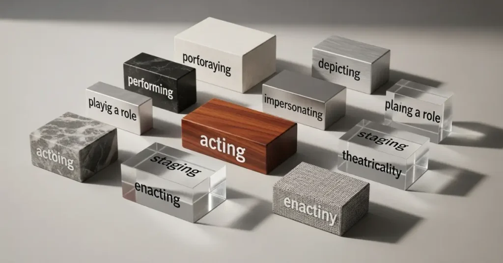synonyms-for-acting