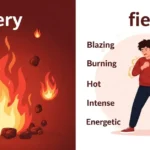 synonyms for fiery