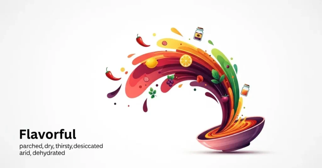 synonyms for parched