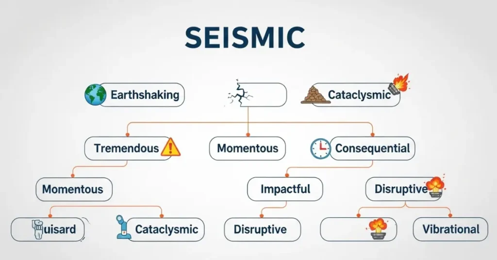 synonyms of seismic