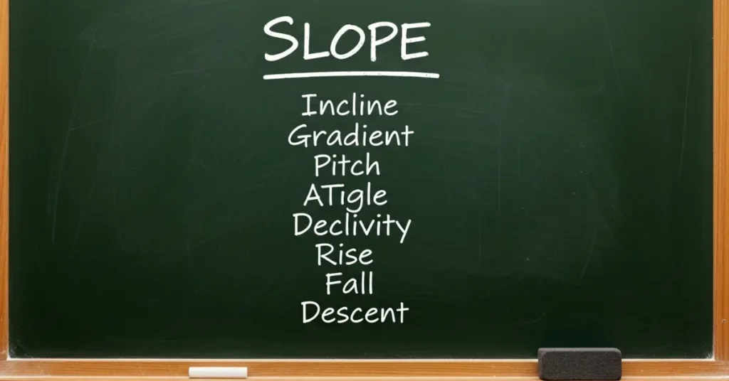 synonyms-for-slope