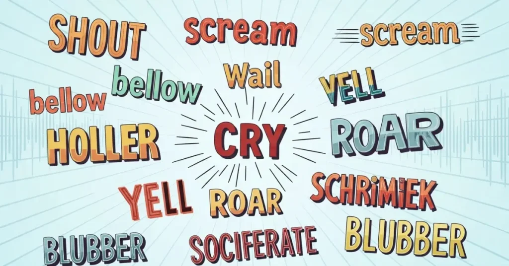 cry-loudly-synonyms