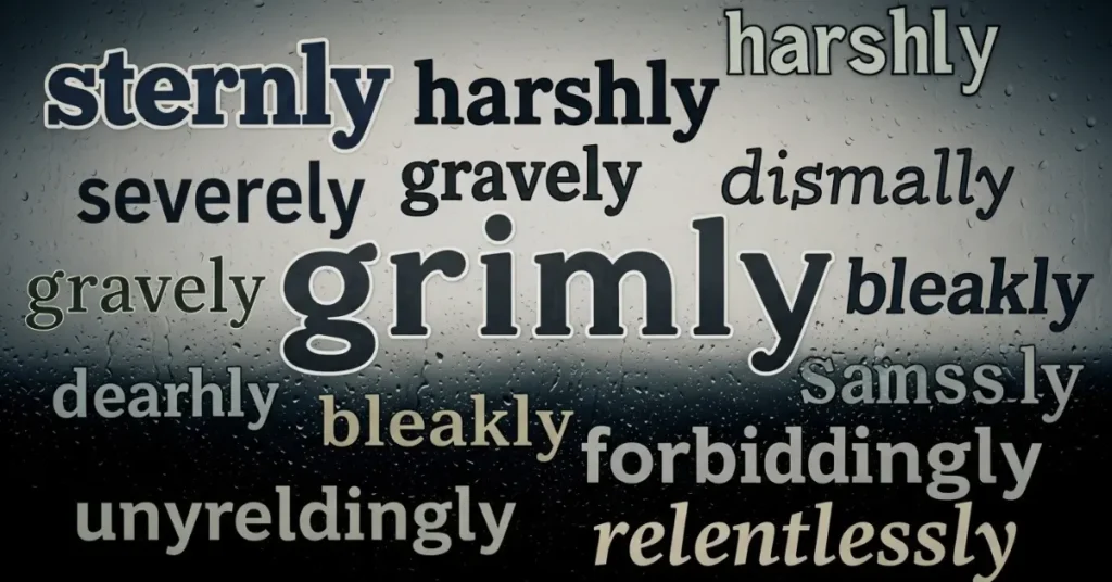 synonyms-of-grimly