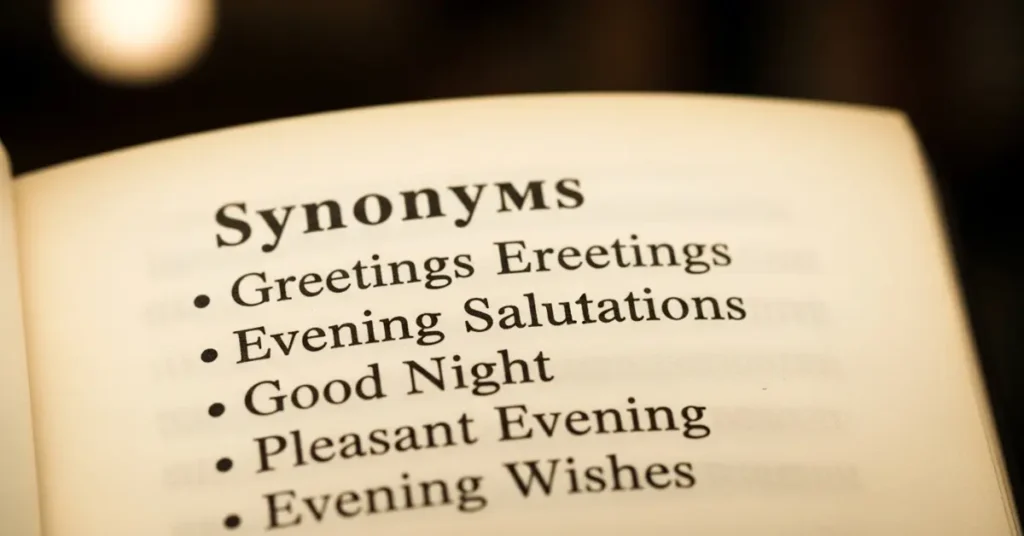 good-evening-synonyms