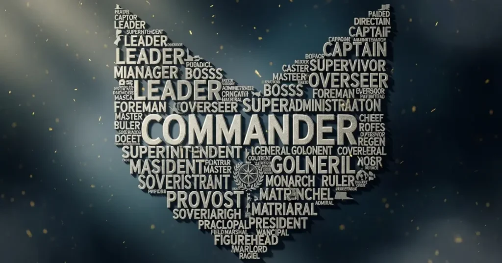 synonyms-for-commander