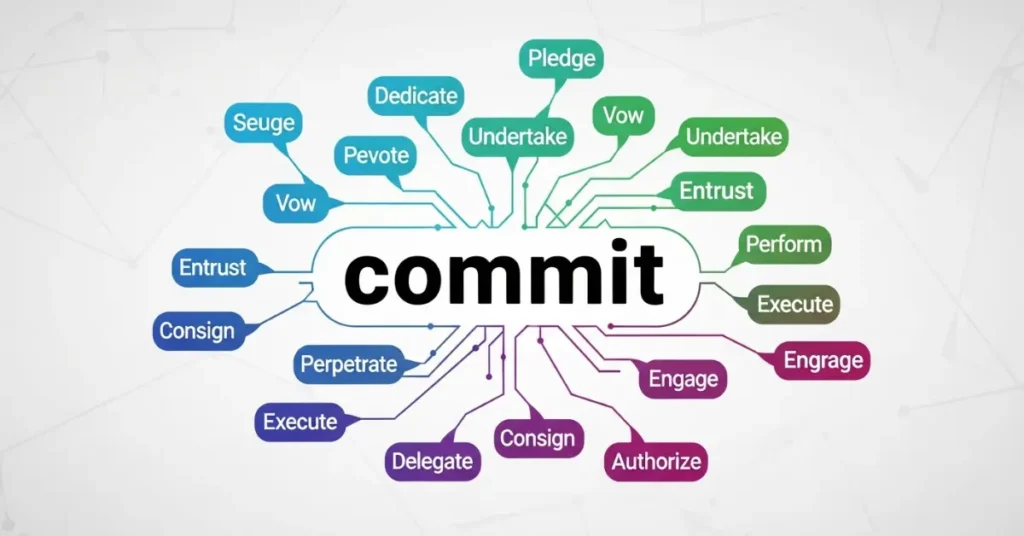 synonyms-for-commit