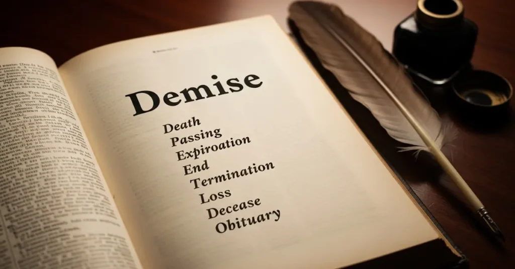 synonyms-for-demise