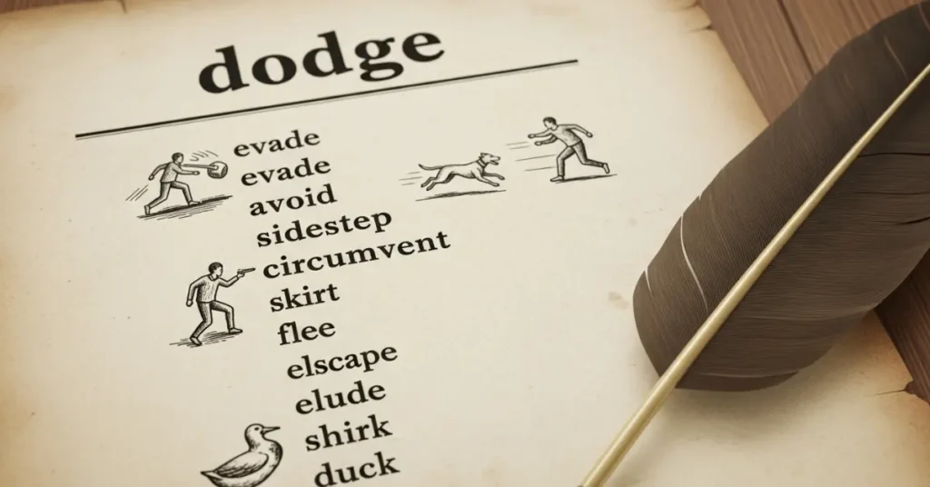 synonyms-for-dodge