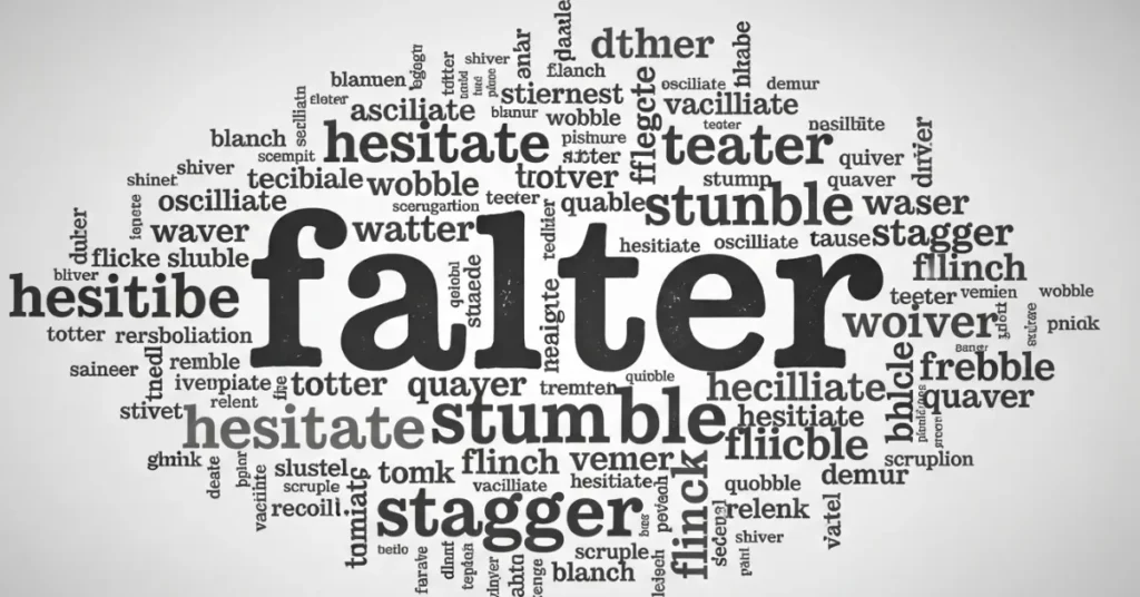 synonyms-for-falter