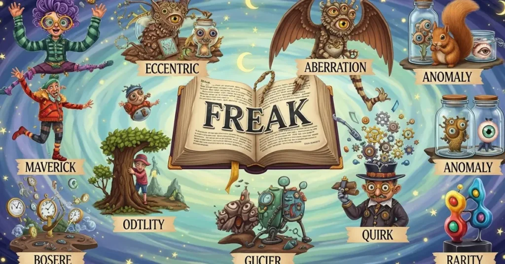 synonyms-for-freak