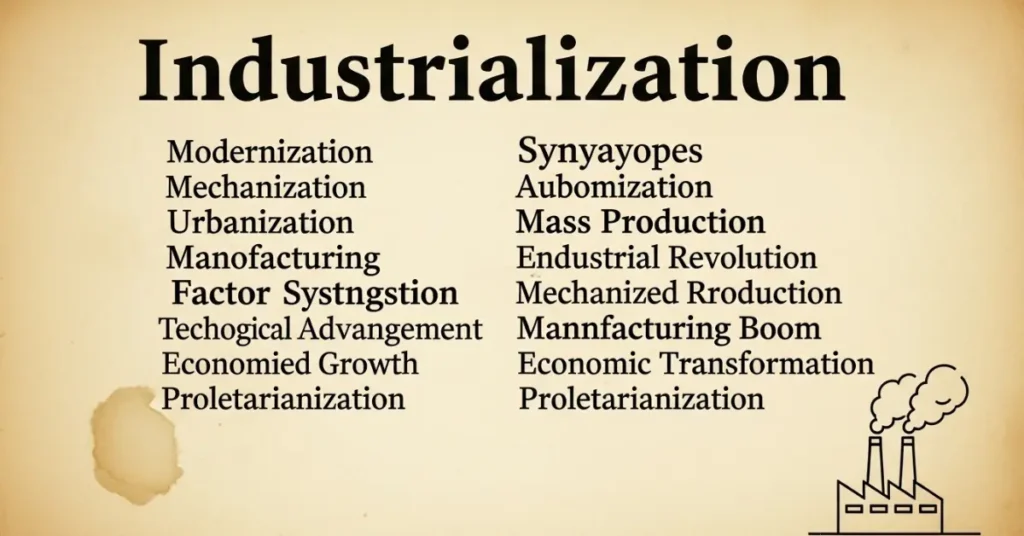 synonyms-for-industrialisation