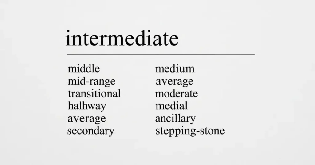 synonyms-for-intermediate