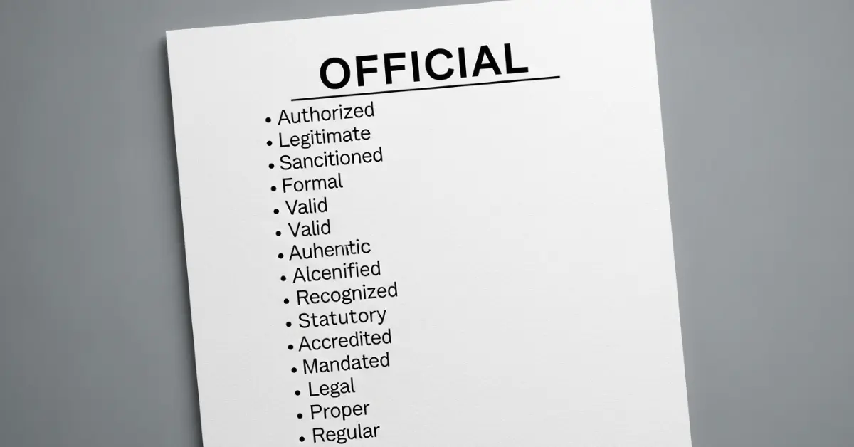 synonyms-for-official