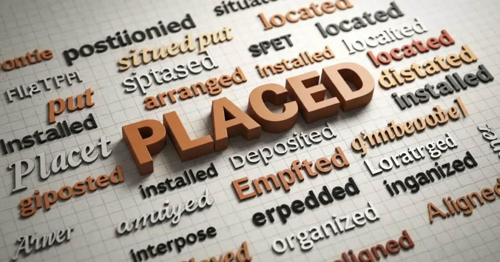 synonyms-for-placed