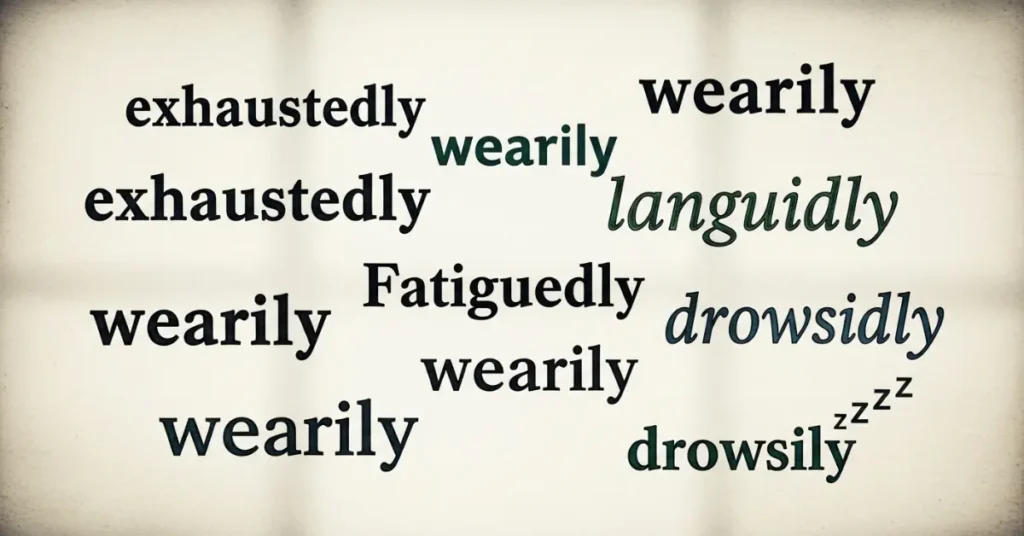 synonyms-for-wearily