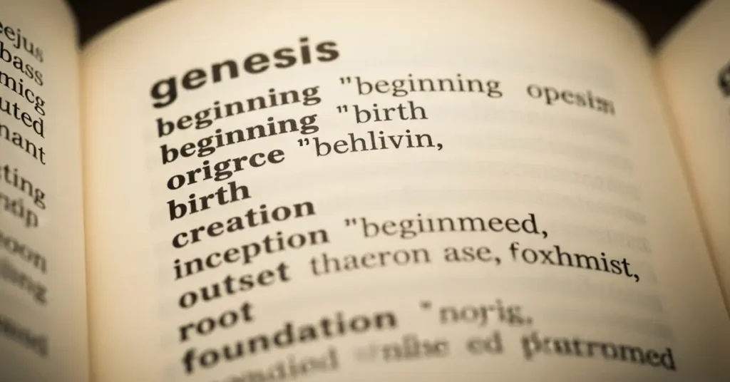 synonyms-of-genesis