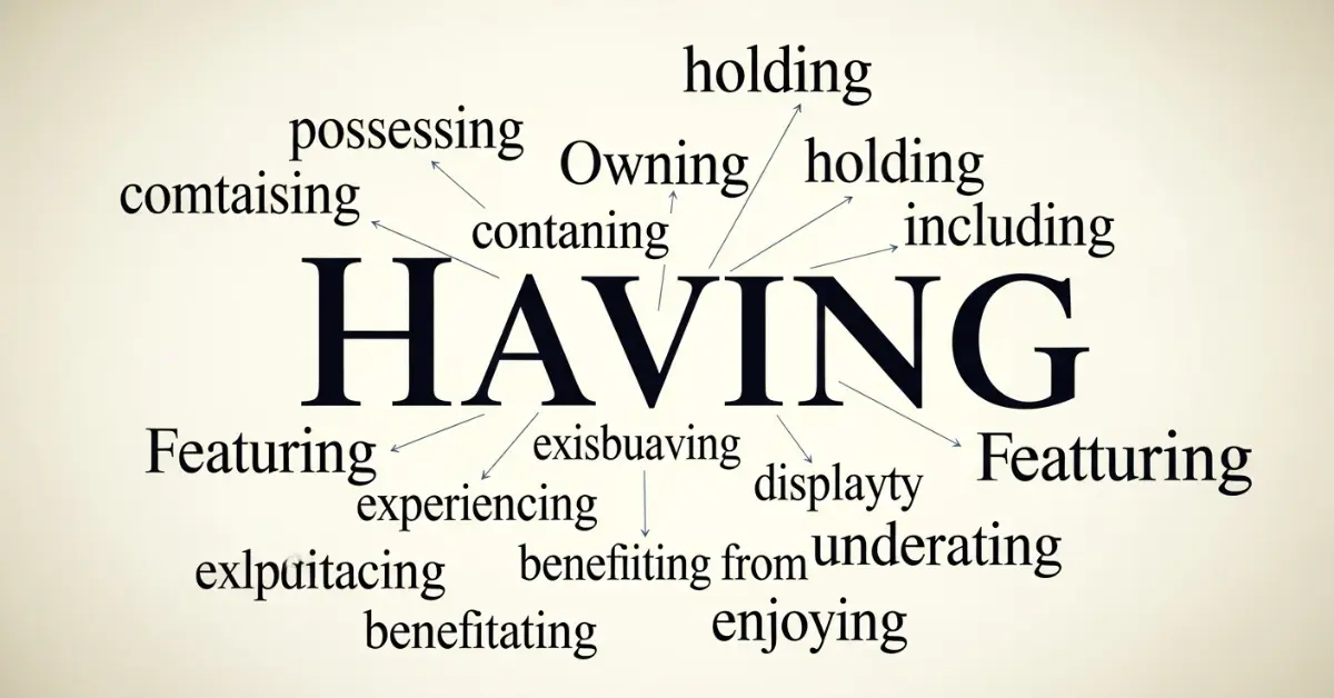 synonyms-of-having