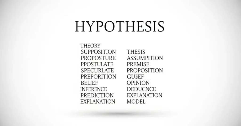 synonyms-of-hypothesis