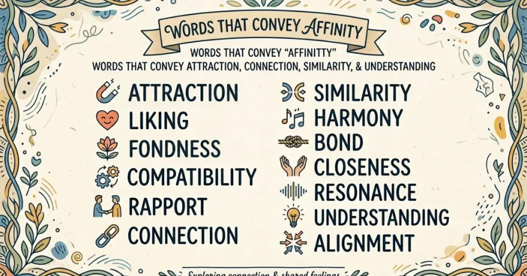 synonyms-for-affinity
