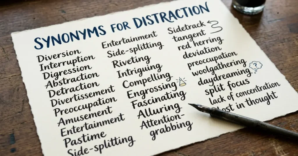 synonyms-for-distraction