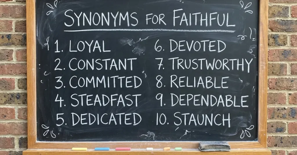 synonyms-for-faithful