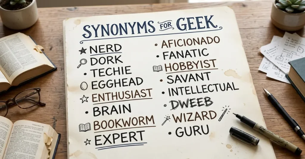 synonyms-for-geek