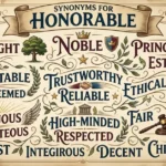 synonyms-for-honourable