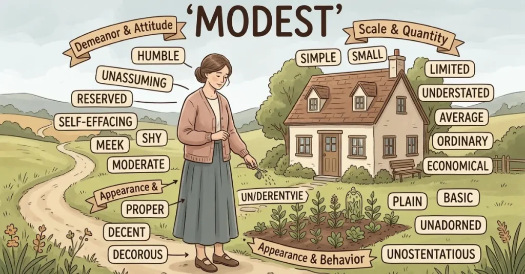 synonyms-for-modest