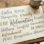 synonyms-for-relaxation