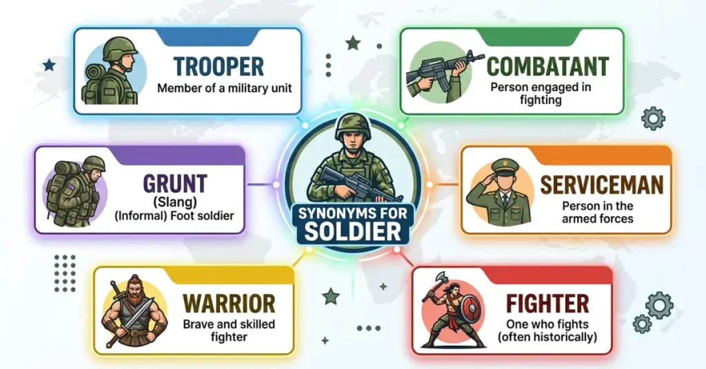 synonyms-for-soldier