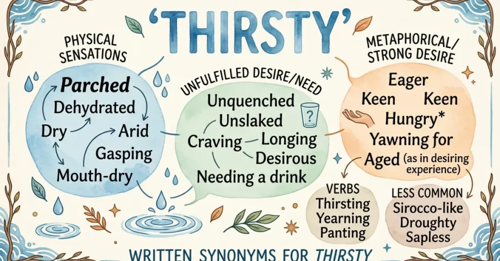 synonyms-for-thirsty