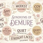 synonyms-of-demure