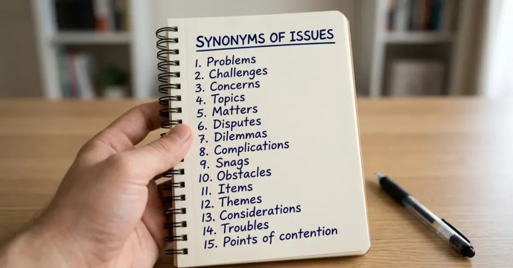 synonyms-of-issues