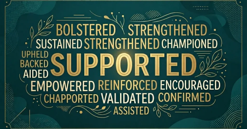 synonyms-of-supported