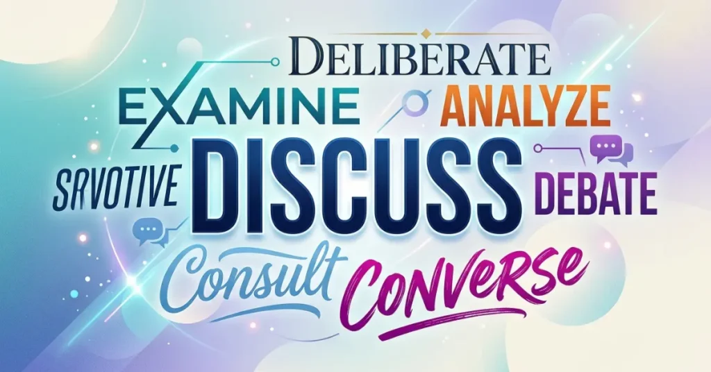 synonyms-for-discuss