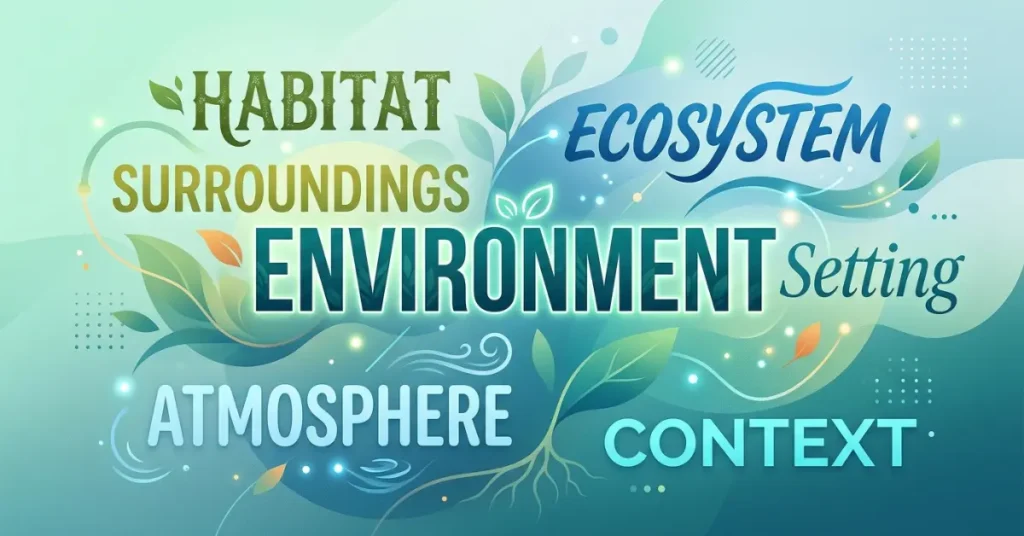 synonyms-for-environment