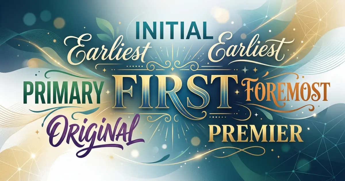 synonyms-for-first