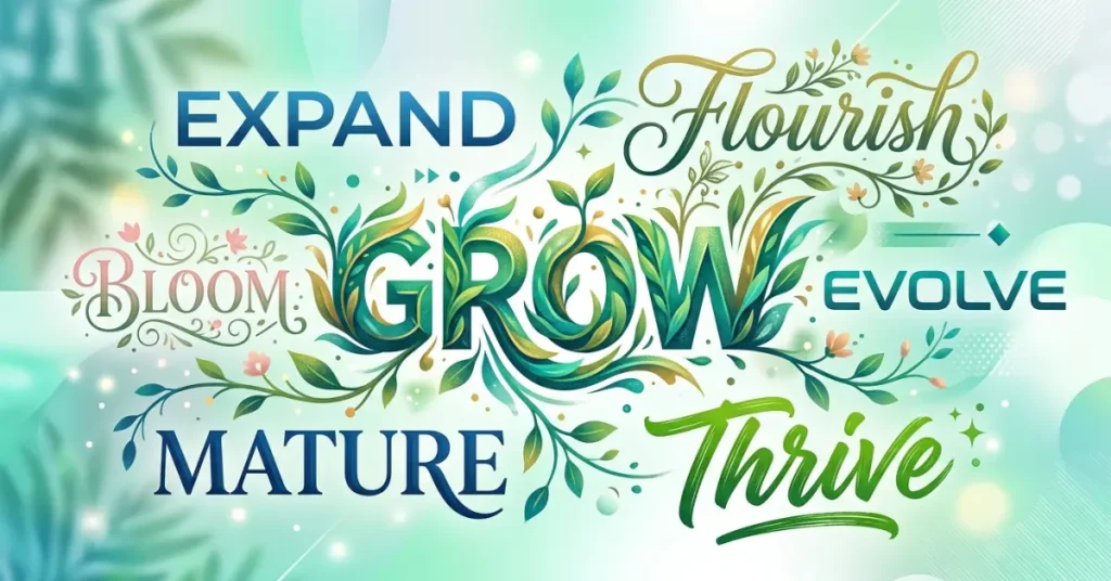 synonyms-for-grow