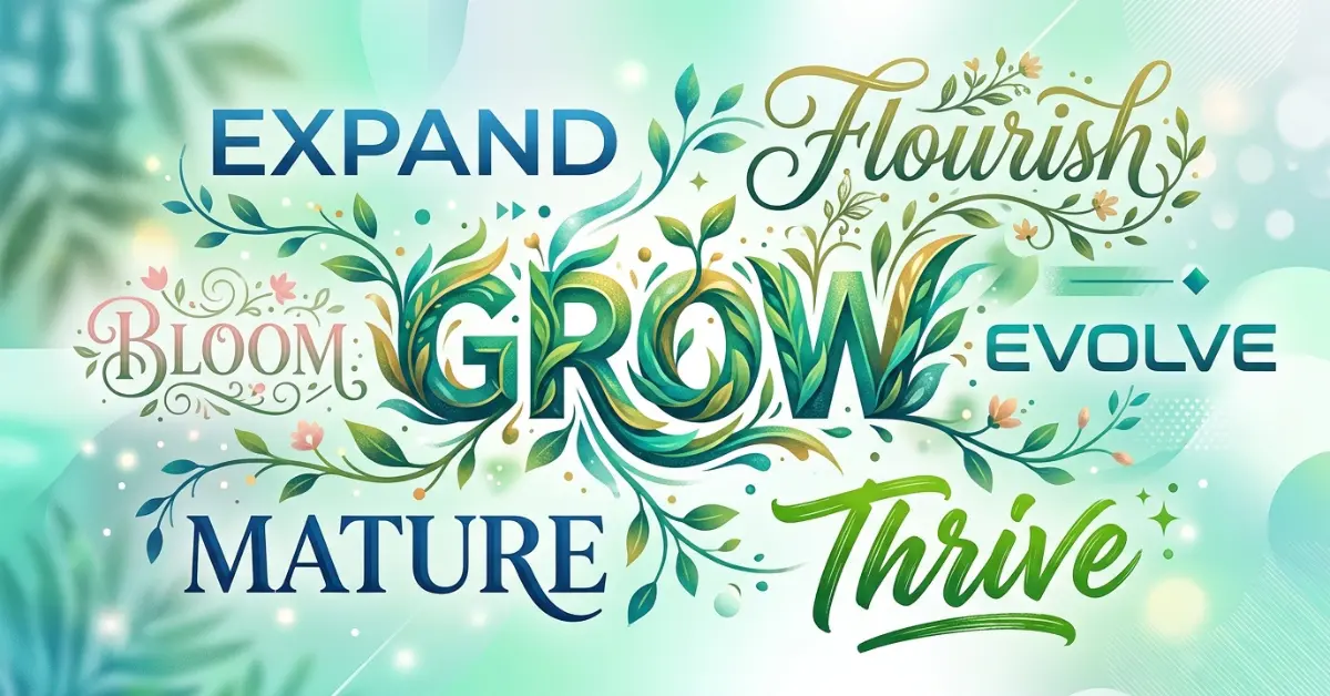synonyms-for-grow